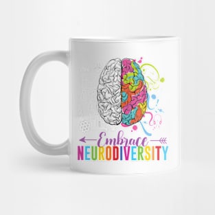 Embrace Neurodiversity Brain Mug